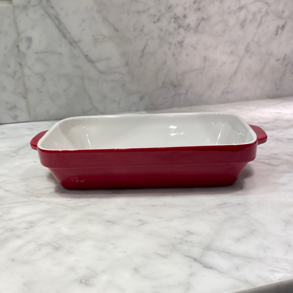 Kitchenaid 9”x 6”Red Ceramic Baking Dish